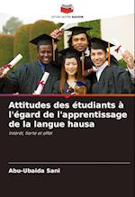 Attitudes des étudiants à l'égard de l'apprentissage de la langue hausa