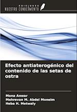 Efecto antiaterogénico del contenido de las setas de ostra