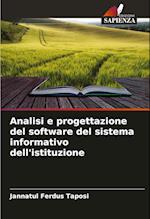 Analisi e progettazione del software del sistema informativo dell'istituzione