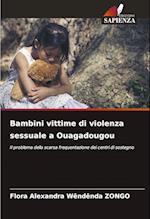 Bambini vittime di violenza sessuale a Ouagadougou