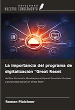 La importancia del programa de digitalización "Great Reset