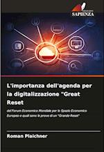 L'importanza dell'agenda per la digitalizzazione "Great Reset