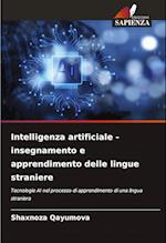 Intelligenza artificiale - insegnamento e apprendimento delle lingue straniere