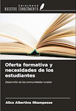 Oferta formativa y necesidades de los estudiantes