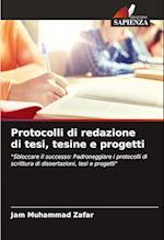 Protocolli di redazione di tesi, tesine e progetti