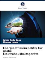 Energieeffizienzpolitik für große Elektrohaushaltsgeräte