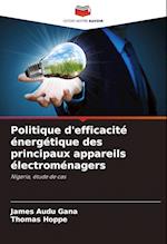 Politique d'efficacité énergétique des principaux appareils électroménagers