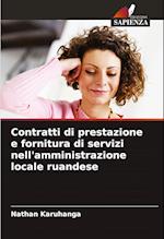 Contratti di prestazione e fornitura di servizi nell'amministrazione locale ruandese