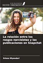 La relación entre los rasgos narcisistas y las publicaciones en Snapchat