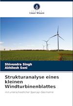 Strukturanalyse eines kleinen Windturbinenblattes