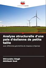 Analyse structurelle d'une pale d'éolienne de petite taille