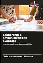 Leadership e amministrazione avanzate