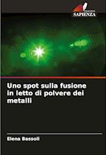 Uno spot sulla fusione in letto di polvere dei metalli