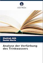 Analyse der Verfärbung des Trinkwassers