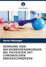 WIRKUNG VON BECKENBODENÜBUNGEN BEI PATIENTEN MIT CHRONISCHEN KREUZSCHMERZEN