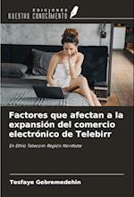 Factores que afectan a la expansión del comercio electrónico de Telebirr