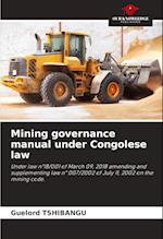 Mining governance manual under Congolese law