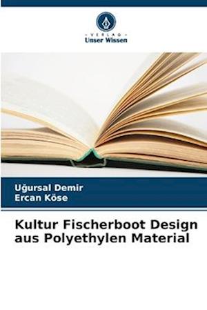 Kultur Fischerboot Design aus Polyethylen Material