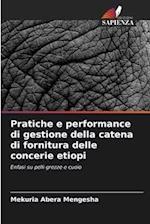 Pratiche e performance di gestione della catena di fornitura delle concerie etiopi