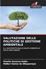 VALUTAZIONE DELLE POLITICHE DI GESTIONE AMBIENTALE