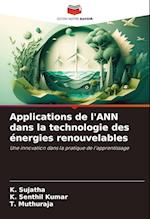 Applications de l'ANN dans la technologie des énergies renouvelables