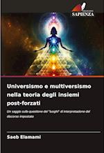 Universismo e multiversismo nella teoria degli insiemi post-forzati