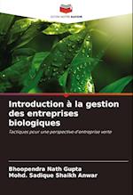 Introduction à la gestion des entreprises biologiques