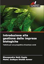 Introduzione alla gestione delle imprese biologiche