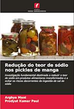 Redução do teor de sódio nos pickles de manga