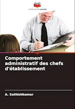 Comportement administratif des chefs d'établissement