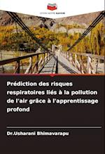 Prédiction des risques respiratoires liés à la pollution de l'air grâce à l'apprentissage profond