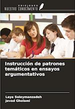 Instrucción de patrones temáticos en ensayos argumentativos