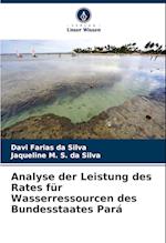 Analyse der Leistung des Rates für Wasserressourcen des Bundesstaates Pará