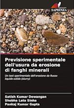 Previsione sperimentale dell'usura da erosione di fanghi minerali