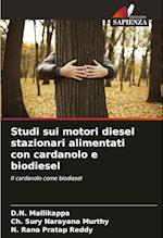 Studi sui motori diesel stazionari alimentati con cardanolo e biodiesel