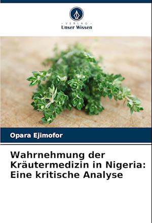 Wahrnehmung der Kräutermedizin in Nigeria: Eine kritische Analyse