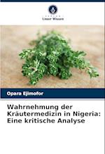 Wahrnehmung der Kräutermedizin in Nigeria: Eine kritische Analyse