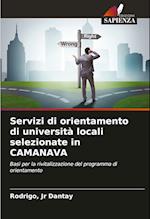 Servizi di orientamento di università locali selezionate in CAMANAVA