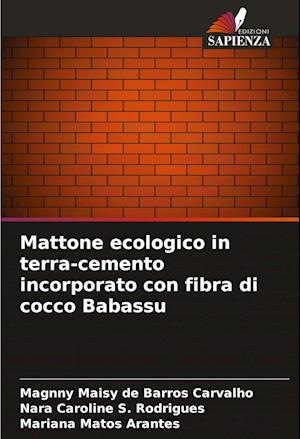 Mattone ecologico in terra-cemento incorporato con fibra di cocco Babassu