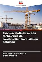 Examen statistique des techniques de construction hors site au Pakistan