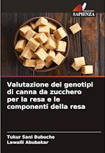 Valutazione dei genotipi di canna da zucchero per la resa e le componenti della resa