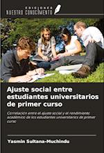 Ajuste social entre estudiantes universitarios de primer curso