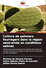 Culture de palmiers fourragers dans la région semi-aride en conditions salines