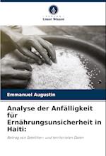 Analyse der Anfälligkeit für Ernährungsunsicherheit in Haiti: