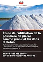 Étude de l'utilisation de la poussière de pierre comme granulat fin dans le béton