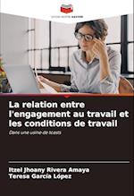 La relation entre l'engagement au travail et les conditions de travail