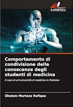 Comportamento di condivisione delle conoscenze degli studenti di medicina