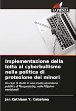 Implementazione della lotta al cyberbullismo nella politica di protezione dei minori