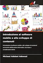 Introduzione al software mobile e allo sviluppo di contenuti