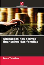 Alterações nos activos financeiros das famílias